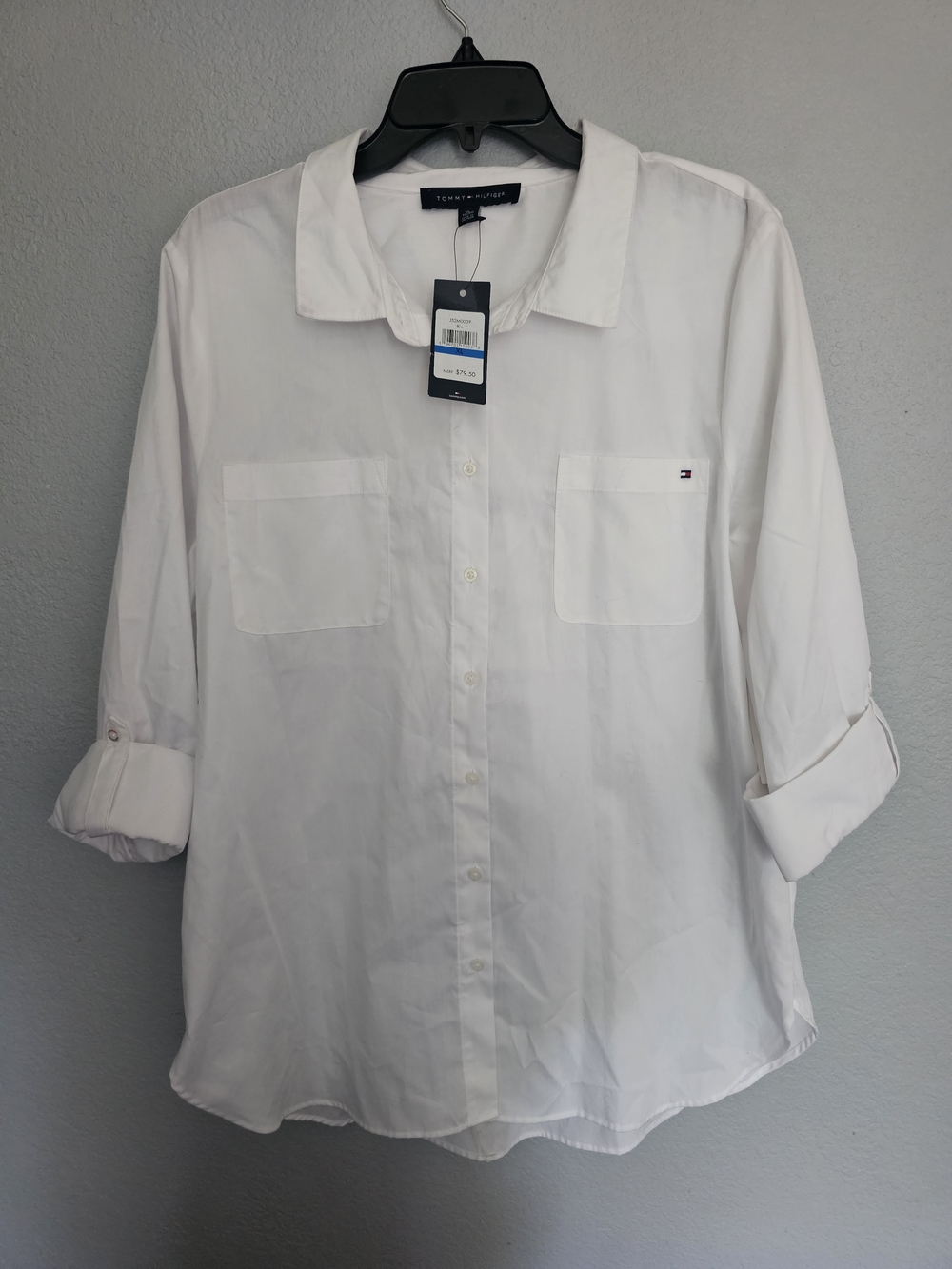 Tommy Hilfiger White Button-Up Shirt